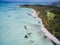 Aerial View: Ile aux Cerfs - Leisure Island