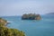 Aerial view of Ilha das Cabras Island - Ilhabela, Sao Paulo, Brazil