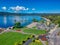 Aerial View of Independence Point and Lake Coeur d`Alene