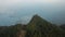 Aerial View: Indian Nose or Mayan Face Mountain in Guatemala