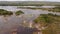 Aerial view of indigenous village in the Canaima National Park