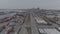 Aerial view of an industrial harbor in Seattle, USA