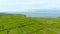 Aerial view of Inishmore or Inis Mor island, Galway Bay, Ireland