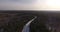 Aerial view. Inspiring natural landscape: the wild nature of Siberia.