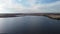 Aerial view of intact wetlands in Saskatchewan