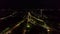 Aerial view interchange highway of Penang Bridge