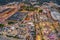 Aerial View of the Iowa State Fair in the Des Moines Metro Area