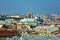 Aerial View from Isaac Cathedral, Saint Petersburg