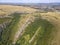 Aerial view of Iskar Panega Geopark, Bulgaria