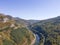 Aerial view of Iskar river Gorge near Lakatnik, Bulgaria