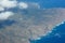 Aerial view of island of Molokai