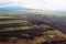 Aerial view of the island of Molokai, Hawaii