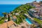 Aerial view of Italian town Ravello