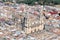Aerial view of Jaen Cathedral under reconstruction