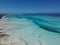 Aerial view of Jambiani Beach in Zanzibar, Tanzania