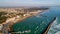 Aerial view of Jard sur Mer in Vendee