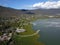 Aerial view of the Jocotepec boardwalk