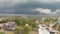 Aerial view of Jupiter coastline from Dubois Park, Florida. Spring storm coming. Going up to a high viewpoint