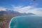 aerial view of Kaikoura bay, New Zealand