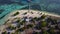 Aerial view of Kanawa Island Resort