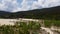 Aerial view of kaolin mine at sunny day 4