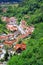 Aerial View of Karlstejn Town