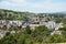 Aerial view of Kendal town, in Cumbria, England.