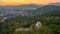 Aerial view at Khao Rang viewpoint tower