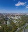 Aerial view of Kiev-Pechersk Lavra monastery, Ukraine