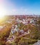 Aerial view of Kiev-Pechersk Lavra monastery, Ukraine