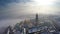 Aerial view Kiev-Pechersk Lavra in winter