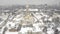 Aerial view Kiev-Pechersk Lavra in winter, Kiev , Ukraine.