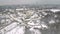 Aerial view Kiev-Pechersk Lavra in winter, Kiev , Ukraine.