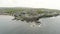 Aerial view of Kilkee, small coastal town, popular seaside resort, Ireland.