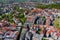 Aerial view of the Klodzko city center in Poland