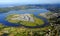 Aerial view of Knysna in the Garden Route