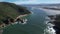 Aerial view of Knysna Heads in Knysna, Garden Route, South Africa