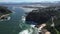 Aerial view of Knysna Heads in Knysna, Garden Route, South Africa