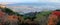 Aerial view of Kobe City from Mount Maya in Autumn season, Japan