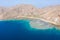 Aerial View of Komodo Island and Coral Reef in Indonesia