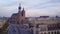 Aerial view of Krakow historic market square, Poland