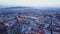 Aerial view of Krakow historic market square, Poland