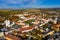 Aerial view of Krnov cityscape, Czech Republic