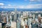 Aerial view of Kuala Lumpur skyline, Malaysia, Asia business travel concept