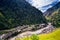 Aerial view of Kullu valley