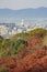 Aerial view of the Kyoto cityscape from Otowa-san Kiyomizu-dera