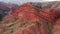 Aerial view of Kyrgyzstan nature