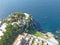 Aerial view of La Herradura, Spain