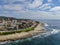 Aerial view of La Jolla coast, San Diego, California.