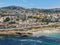 Aerial view of La Jolla coast, San Diego, California.